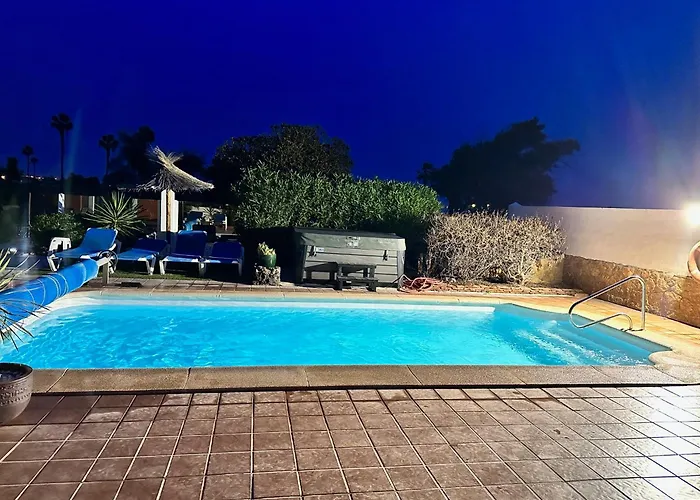 Casa Piedra, Luxury Family Front Line Golf, Hot Tub,pool Table, 8 Pers, Caleta De Fuste